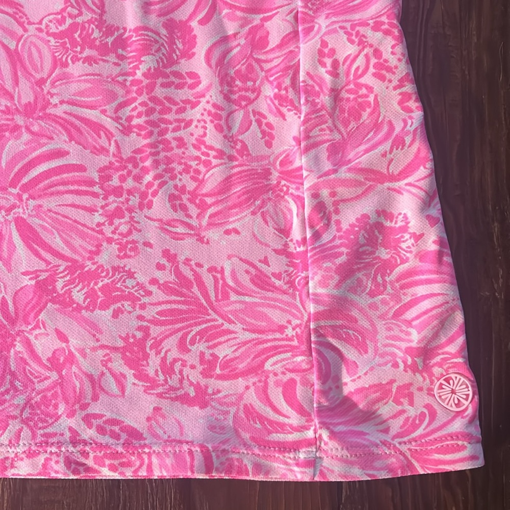 Lilly Pulitzer Pink Sleeveless V-Neck Printed Tank - Picture 11 of 14
